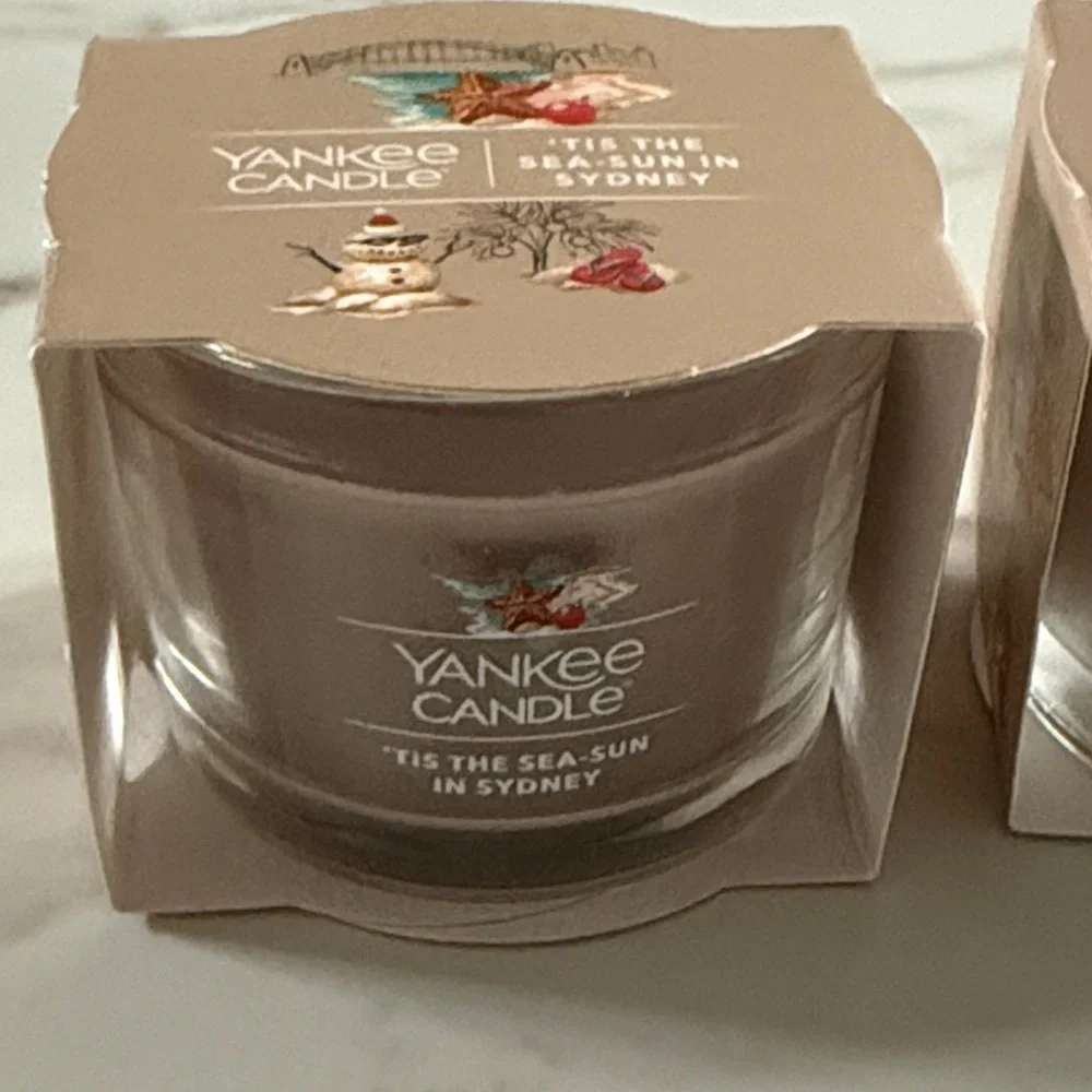 Yankee Candle Holiday Set  ‘Tis the Sea - Sun in Sydney Tan New